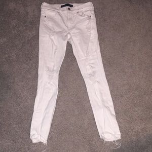 White Express Ripped Jeans